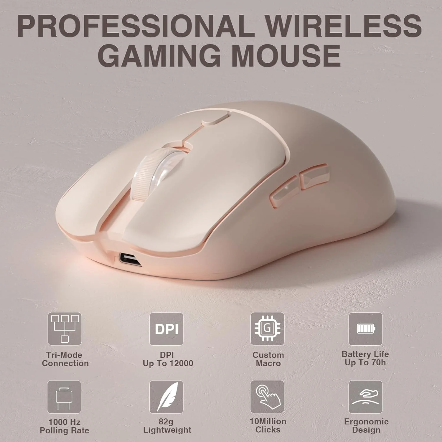 Esports Wireless Gaming Mouse - Souris de jeu sans fil AULA