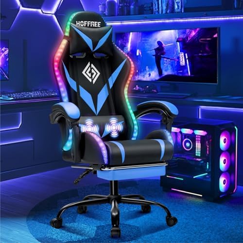 Rgb Gaming Chair - Chaise de jeu RGB avec massage