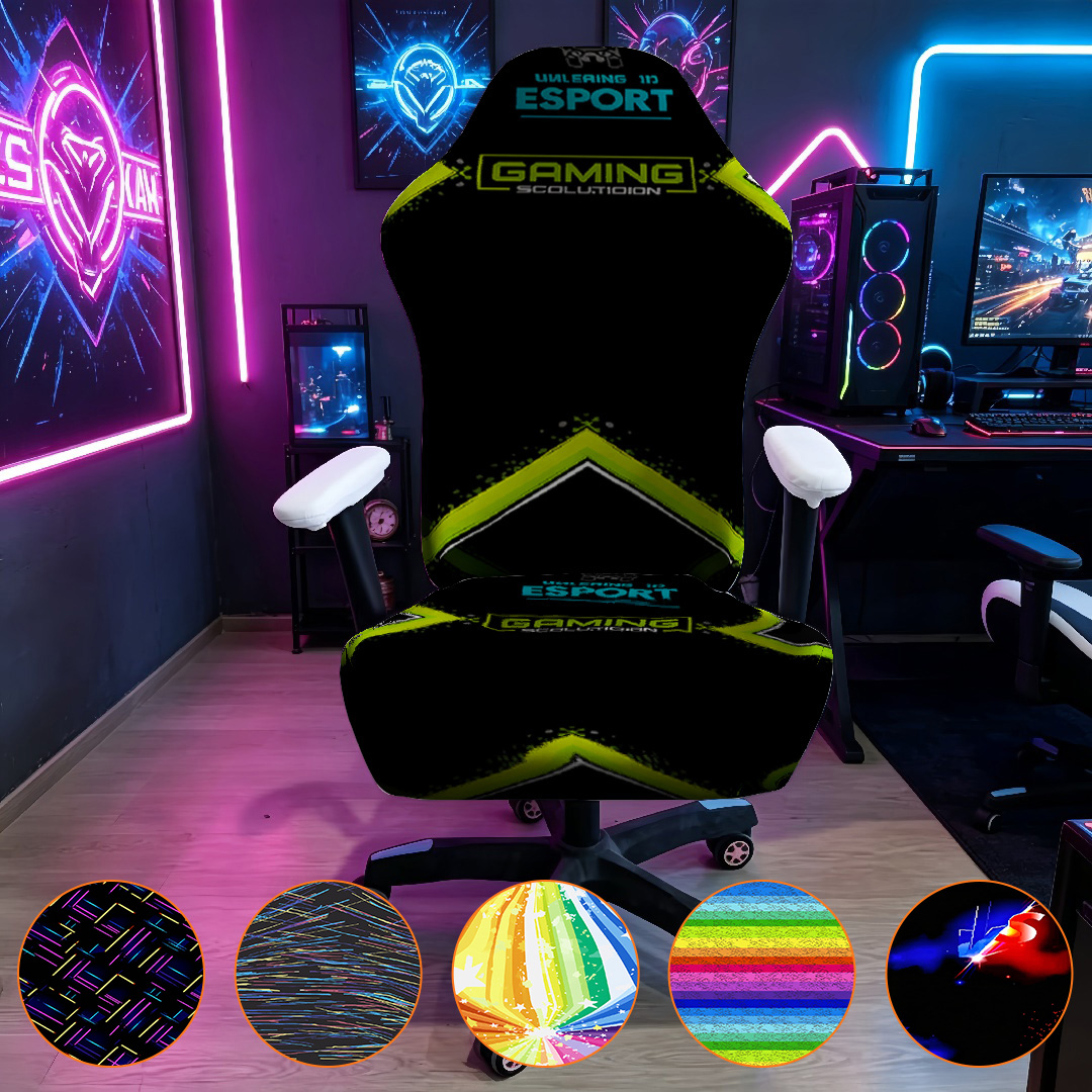 Esports Gaming Logos - Housse de chaise de jeu hautement