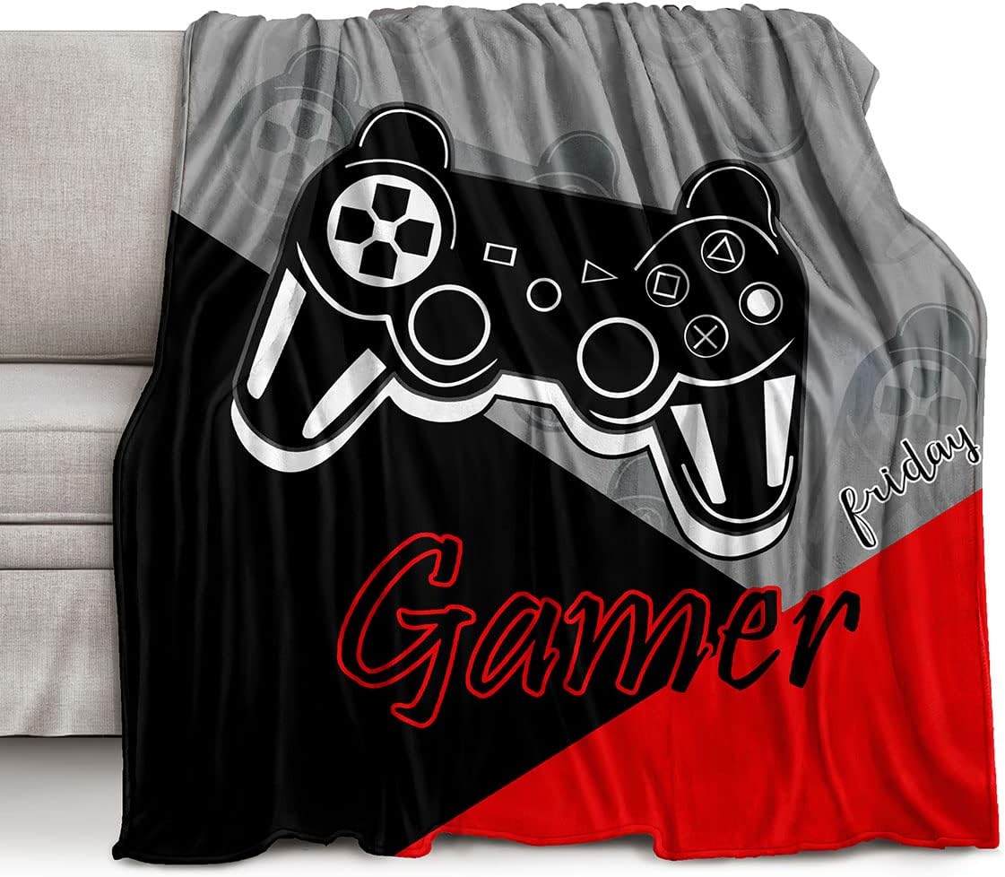 Esports Gaming Bed - Couverture polaire de jeu Jumbo, cadeau