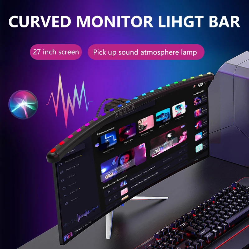 Barre lumineuse LED RGB 60 cm  - Esports Gaming Bed avis et prix