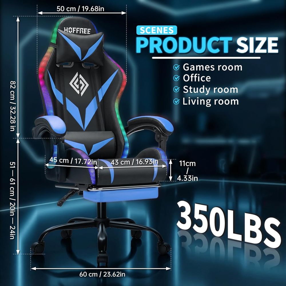 Chaise de jeu RGB avec massage - Rgb Gaming Chair avis et prix