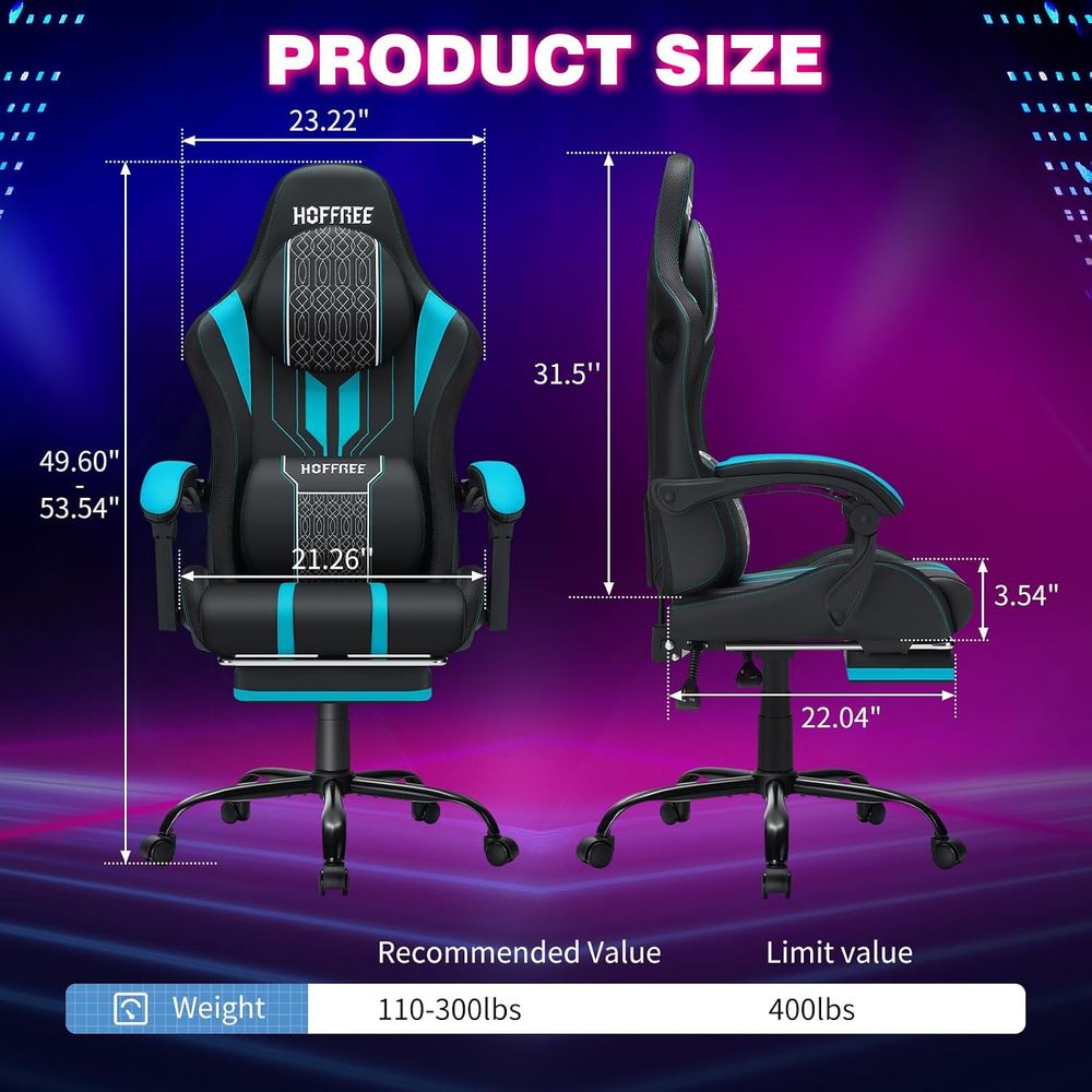 Chaise de jeu avec lumières LE - Rgb Gaming Chair avis et prix