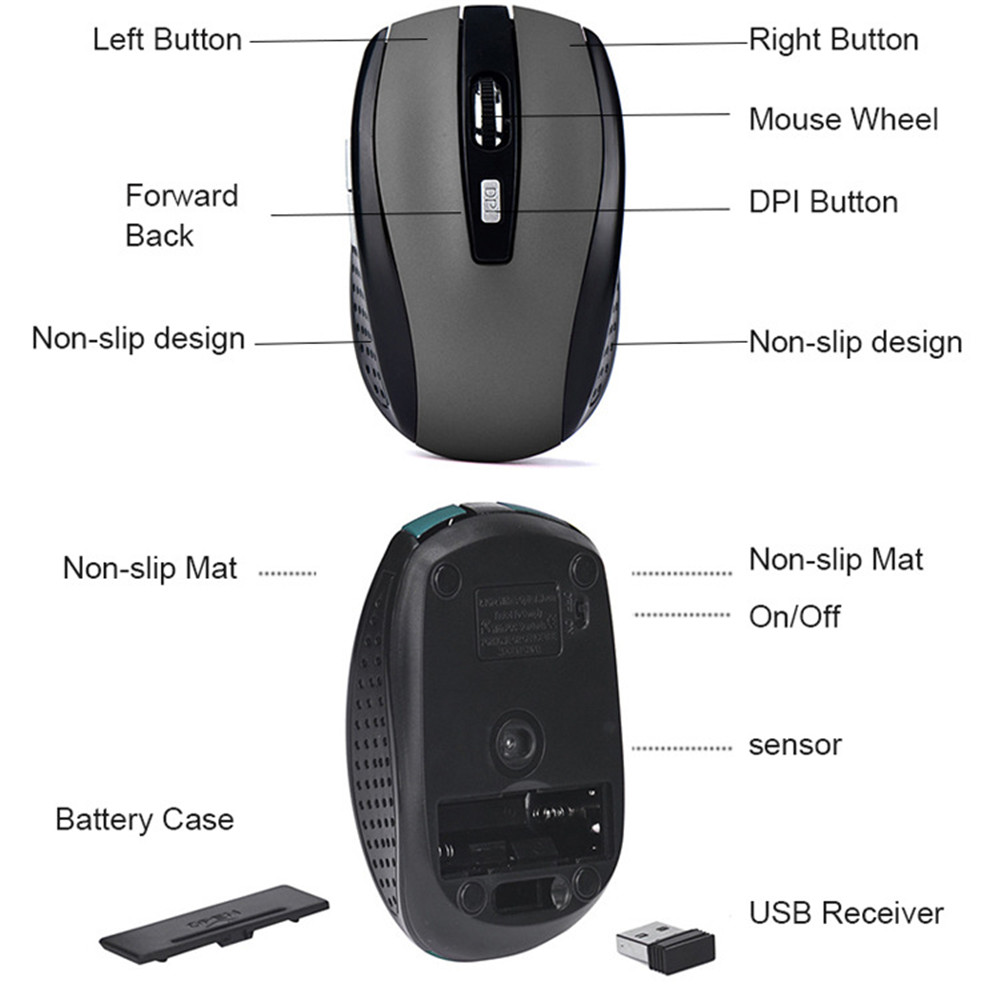 Souris sans fil souris silenci - Esports Wireless Gaming Mouse avis et prix