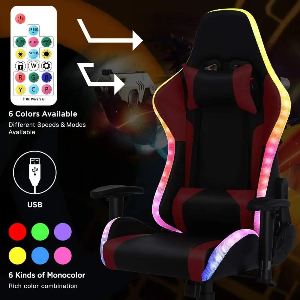 Chaise de jeu ergonomique à do - Rgb Gaming Chair avis et prix