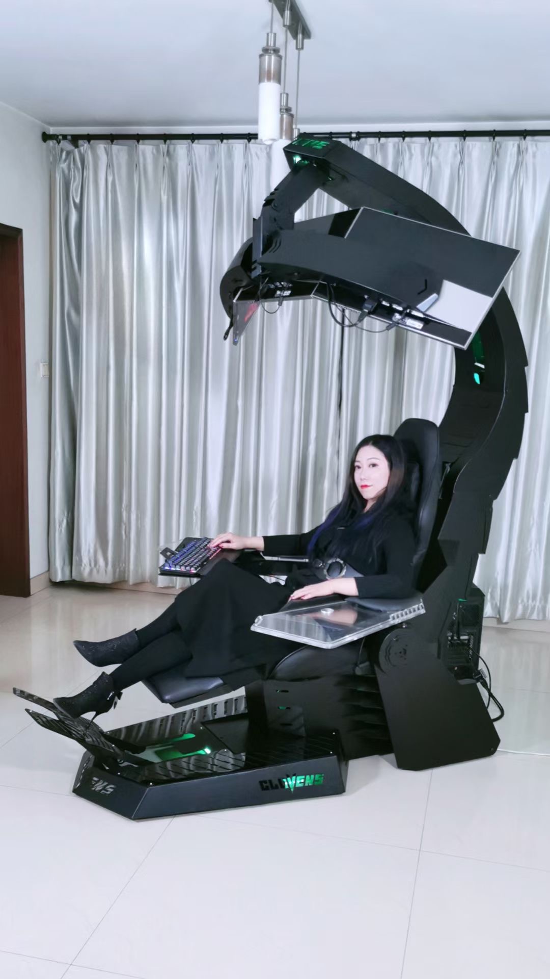 Chaise de jeu ergonomique en s - Rgb Gaming Chair avis et prix