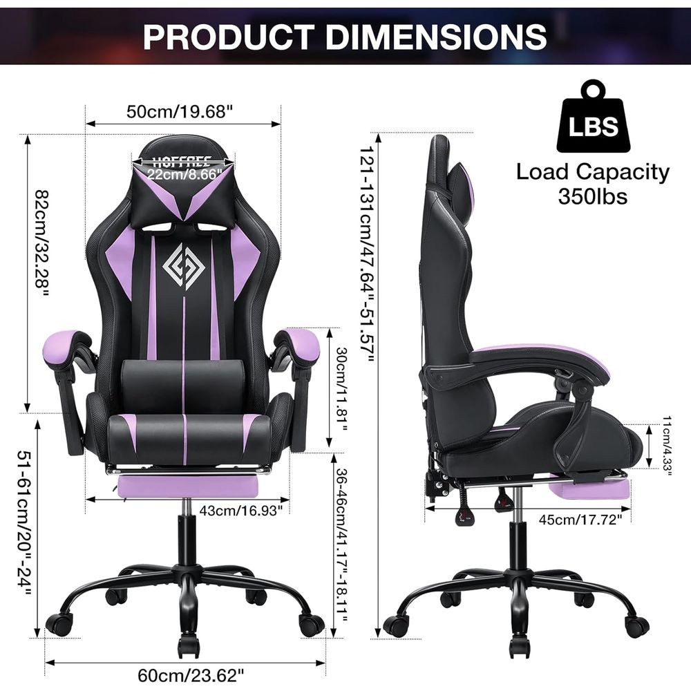 Chaise de jeu ergonomique LED  - Rgb Gaming Chair avis et prix