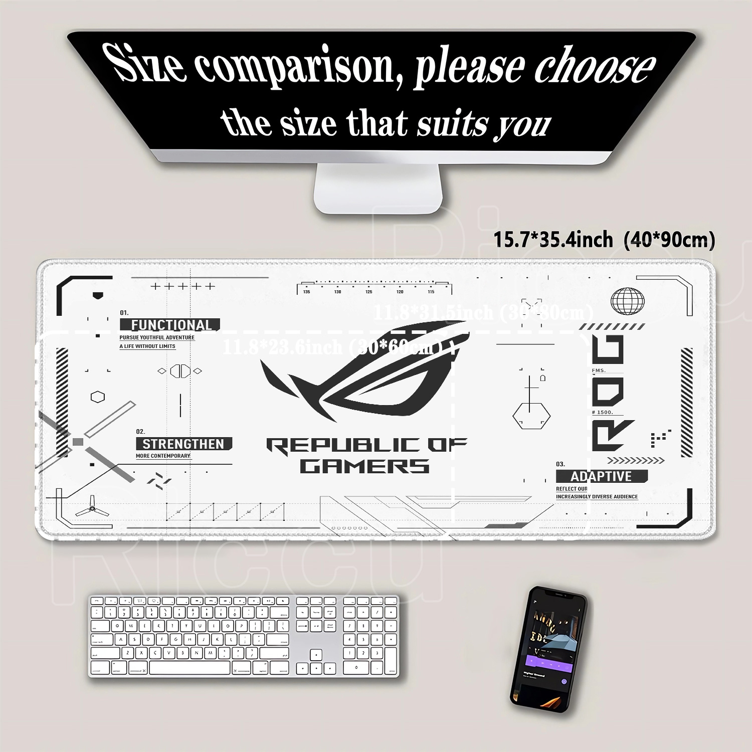 Grand tapis de souris de jeu R - Esports Gaming Stocks avis et prix
