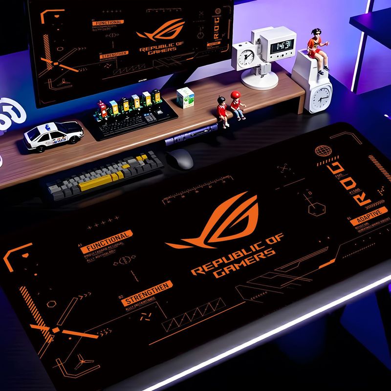 Tapis de bureau XXL VIKAMA noi - Esports Gaming Logos avis et prix