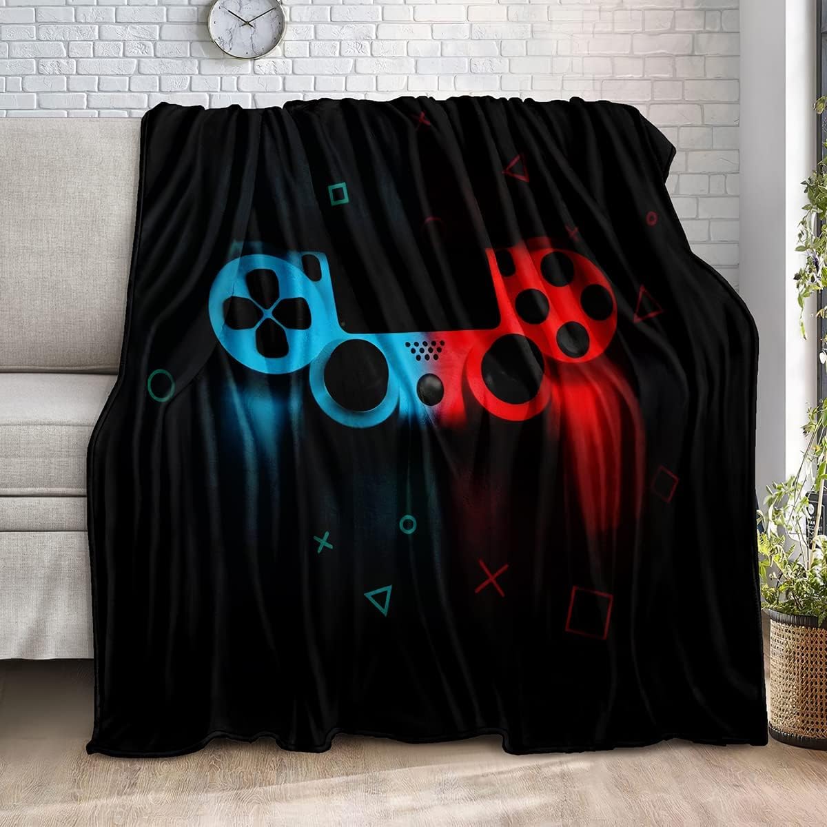 Couverture polaire à motif de  - Esports Gaming Bed avis et prix