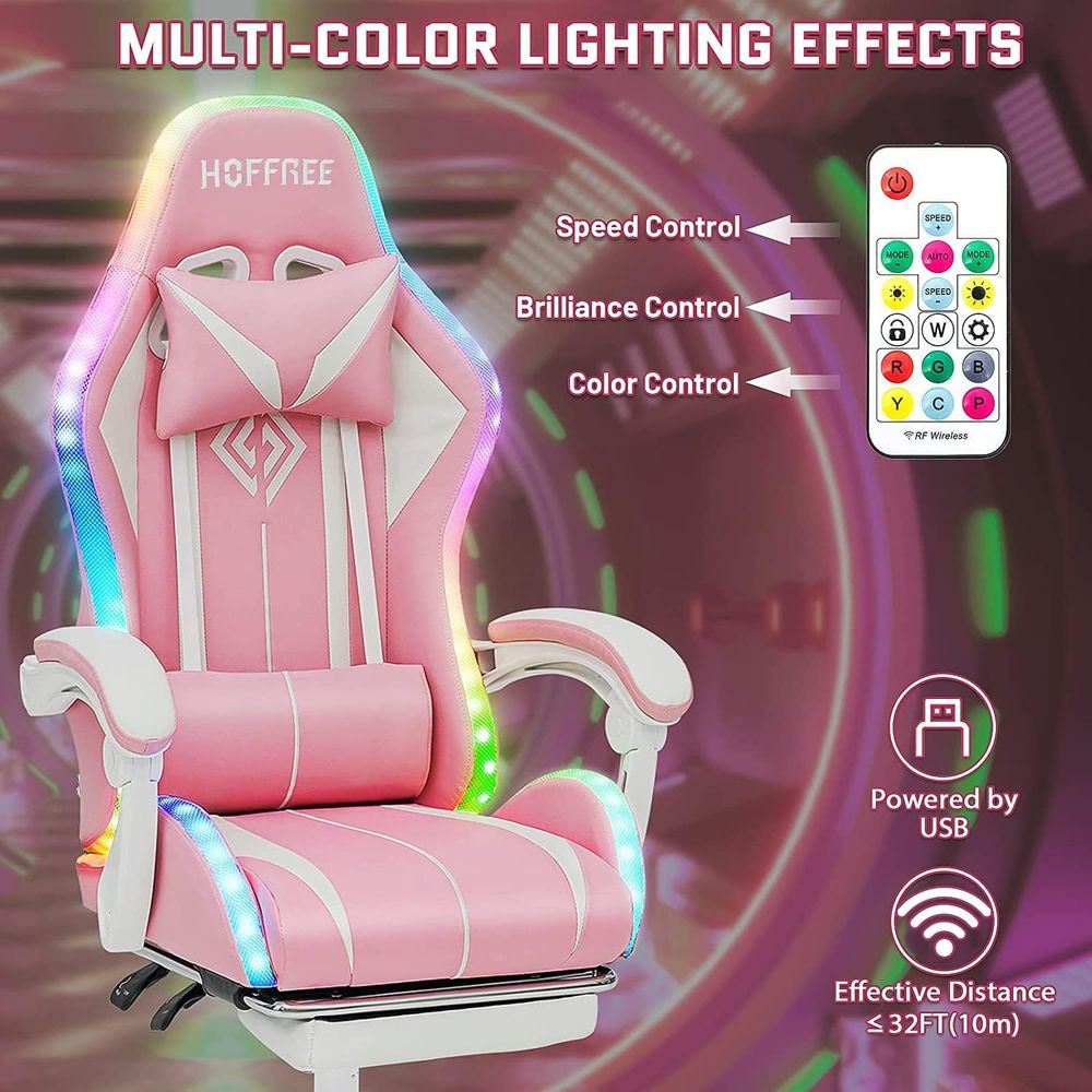 Chaise de jeu ergonomique Blue - Rgb Gaming Chair avis et prix